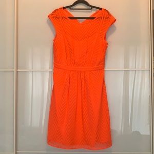 J Crew Orange Dress